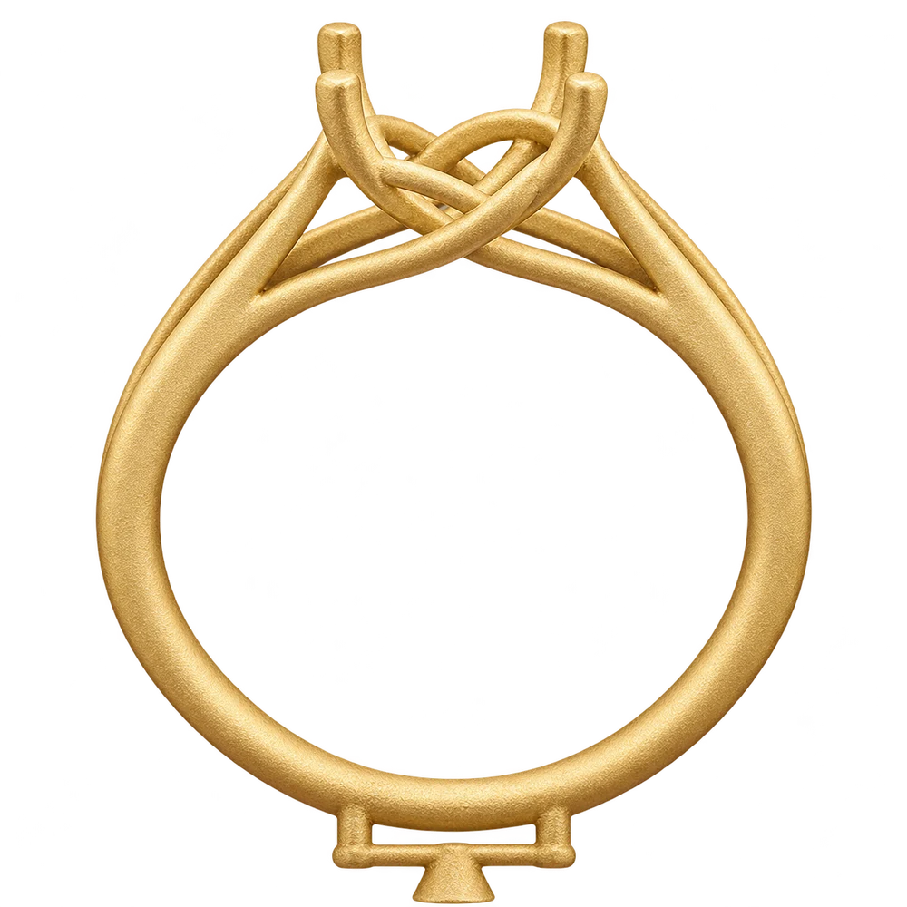 The gold casting